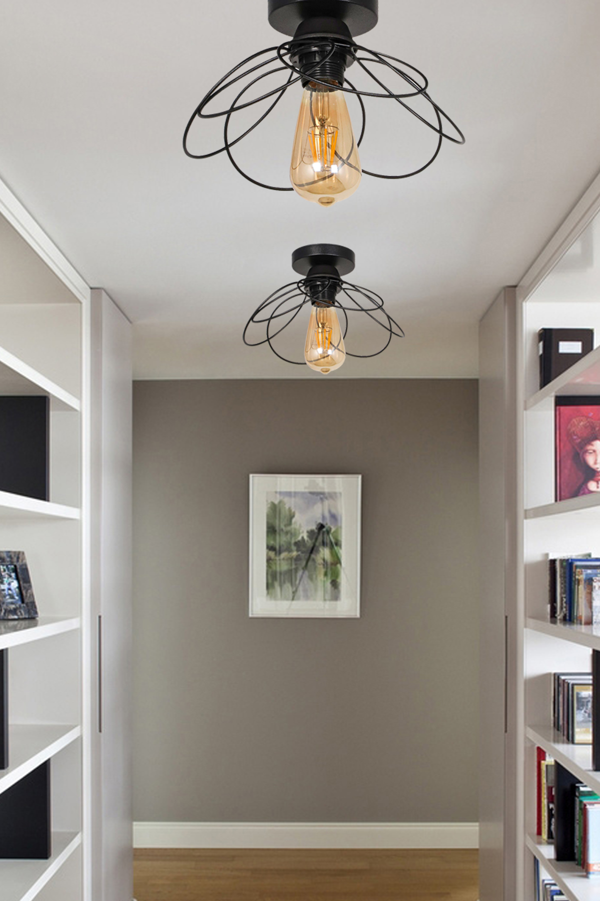 DÜNYA Chandelier Black